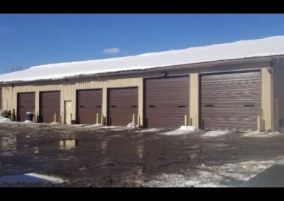 New Commercial Construction Garage Door Installation